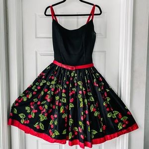 Pin-Up Cherry 50s Dress
